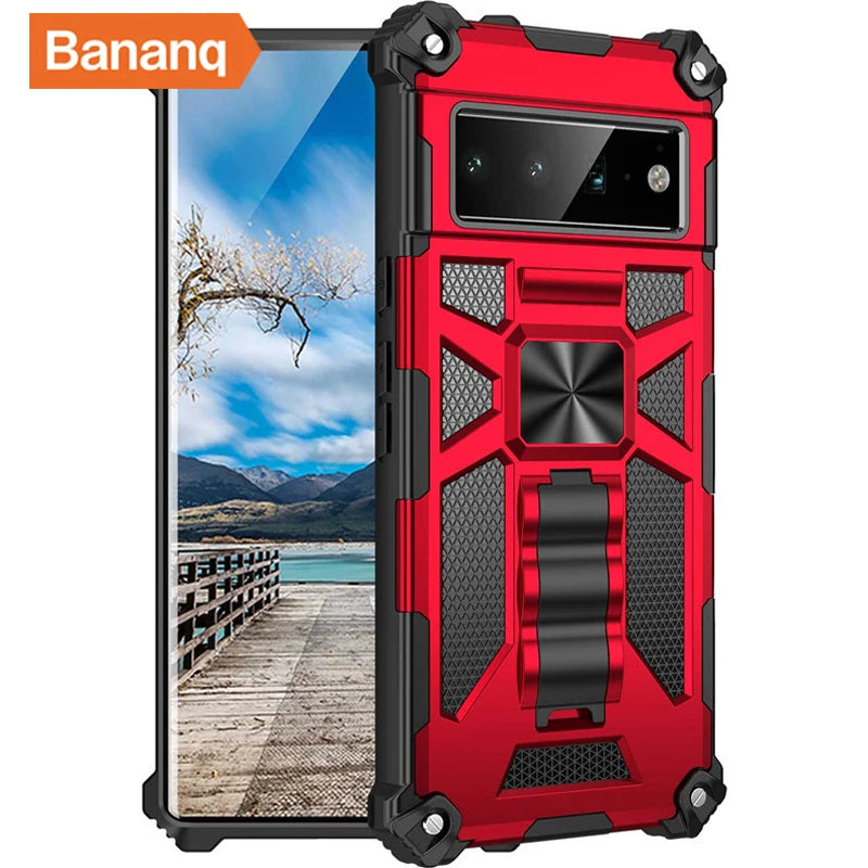 Camouflage Shockproof Stand Armor Google Case - DealJustDeal