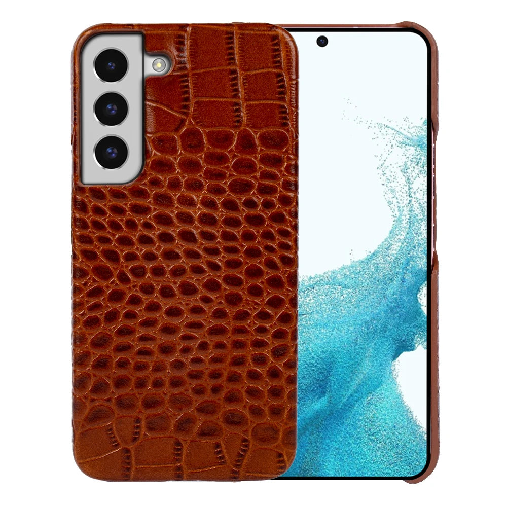 Luxury Genuine Leather galaxy A, Note and S Case - DealJustDeal