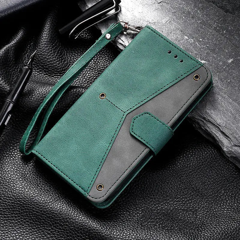 Lanyard Card Pocket Flip PU Leather Wallet Google Case - DealJustDeal