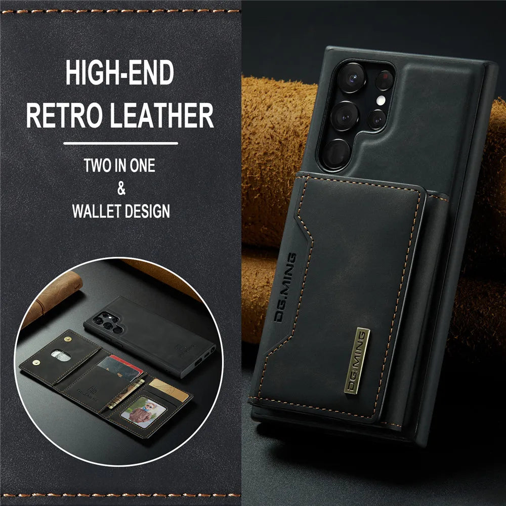 2 in 1 Detachable Magnetic Leather Galaxy S and Note Case - DealJustDeal