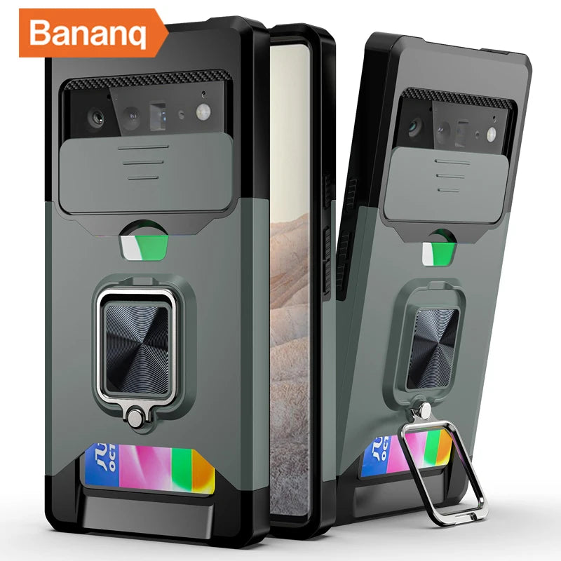 Card Slot Stand Phone Lens Protection Google Case - DealJustDeal