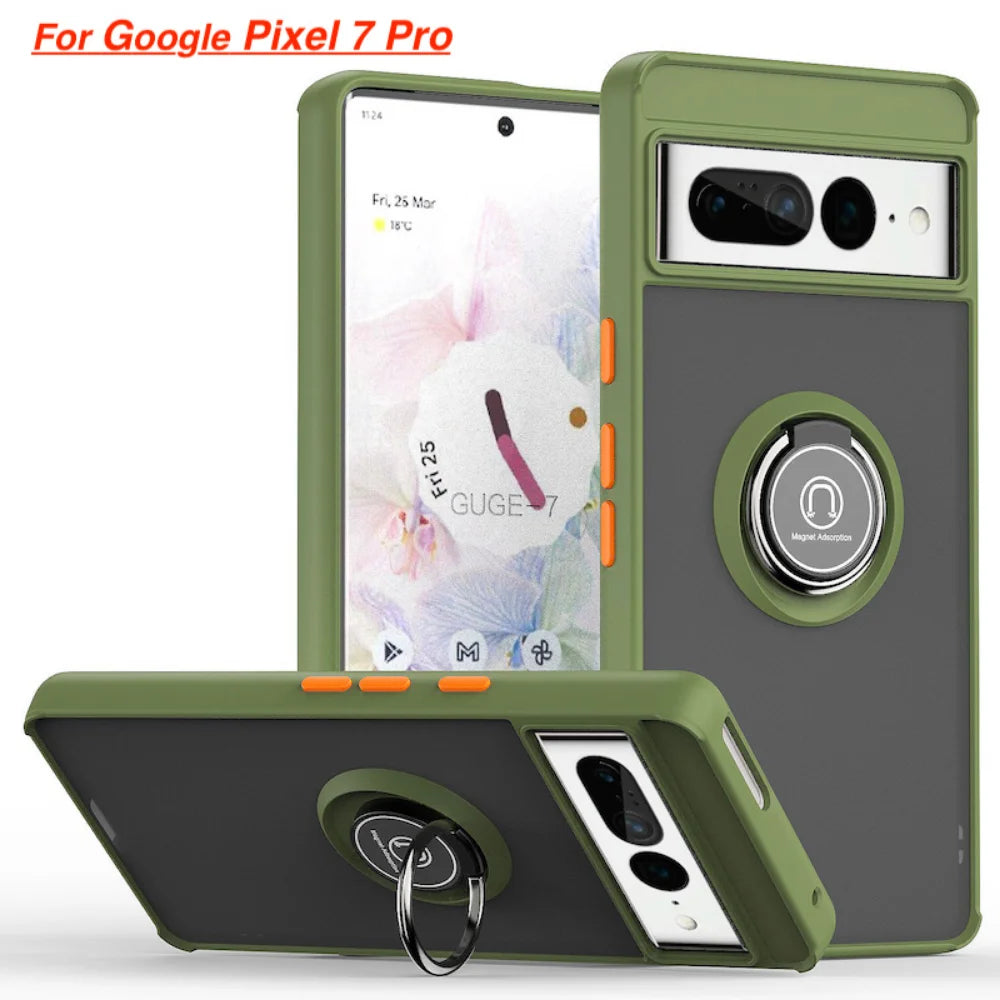 Car Ring Shockproof TPU Bumper Google Case - DealJustDeal