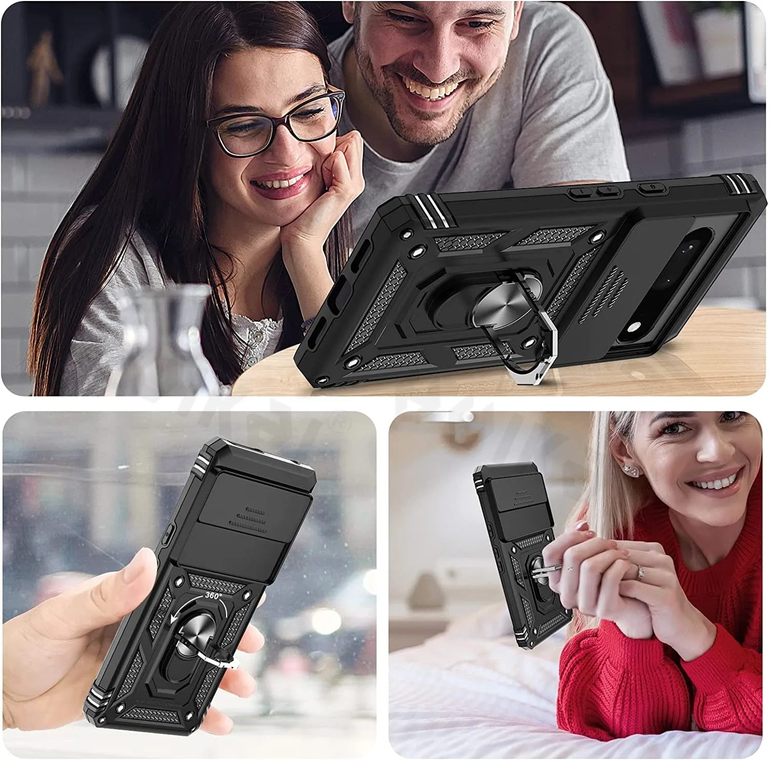 Full Body Rugged Magnetic Kickstand Shockproof Google Case - DealJustDeal