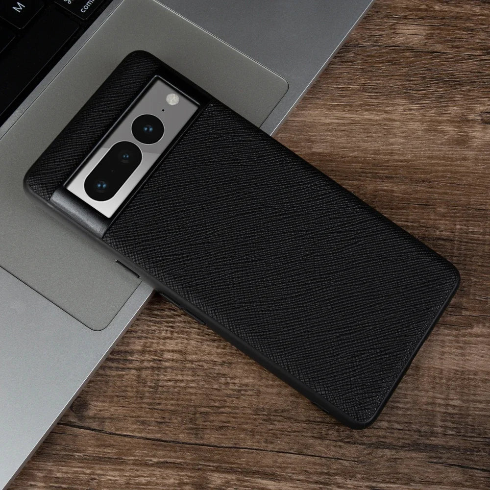 Slim Back Cover Shockproof Genuine Leather Google Case - DealJustDeal