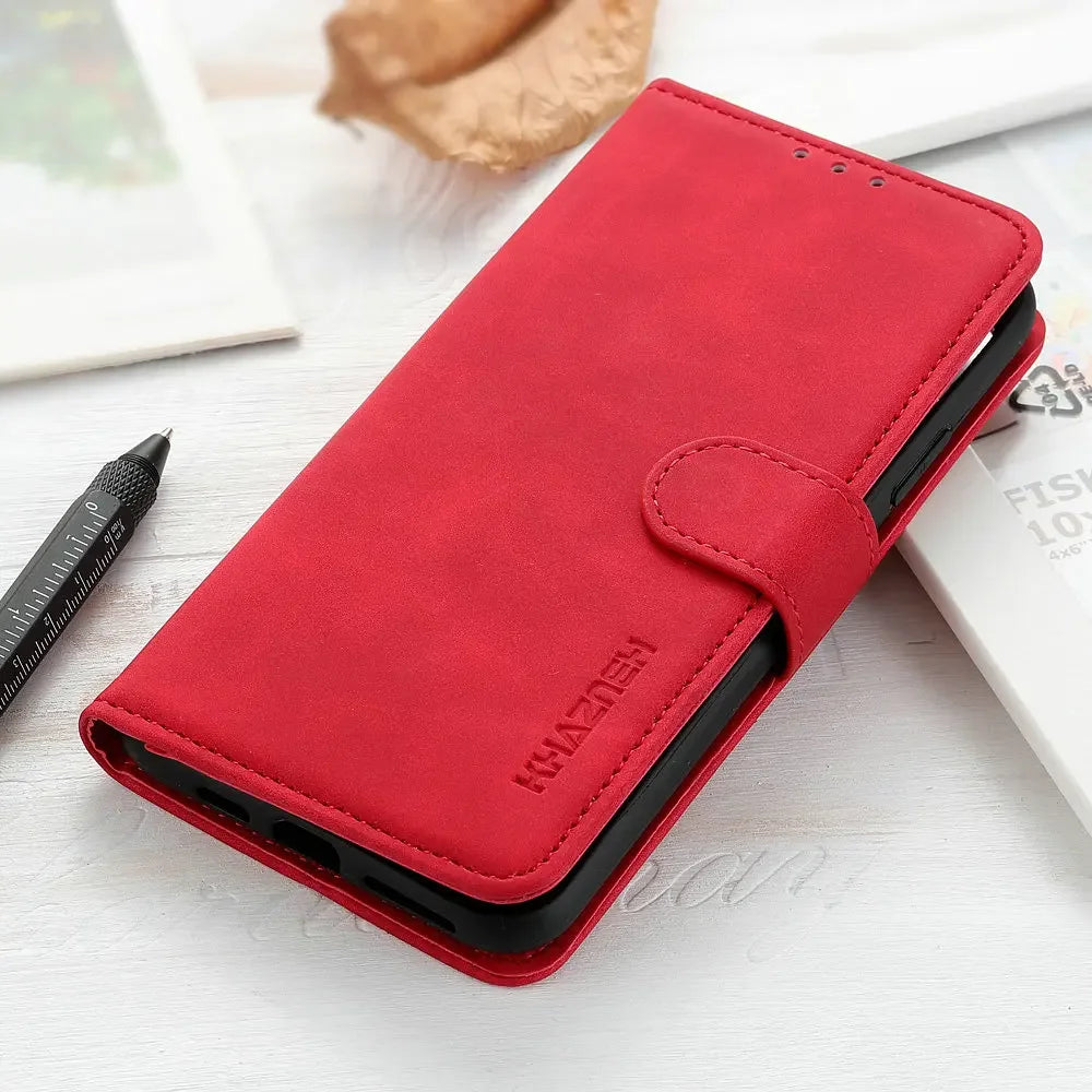 Retro Wallet Flip Leather Google Case - DealJustDeal