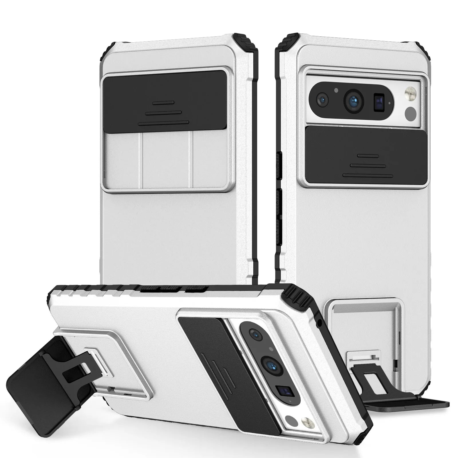 Hybrid Armor Shockproof Kickstand Google Case - DealJustDeal