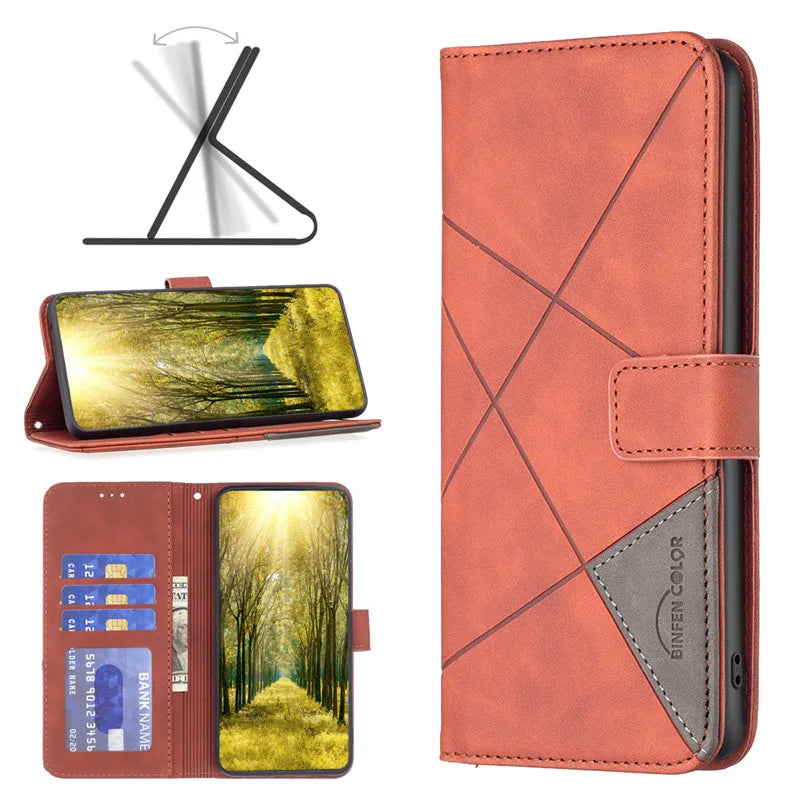 Wallet Flip Leather galaxy A Case - DealJustDeal