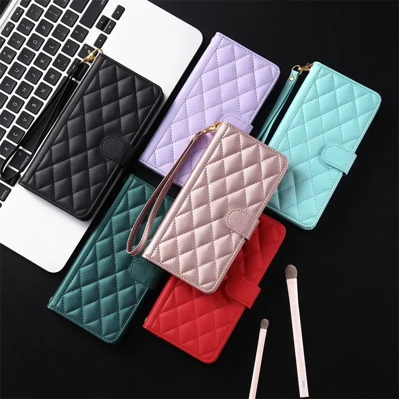 Wallet Card Flip Leather Galaxy A Case - DealJustDeal