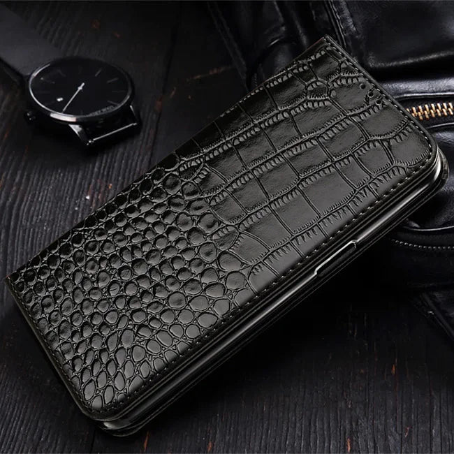 Flip Leather Card Wallet iPhone Case - DealJustDeal