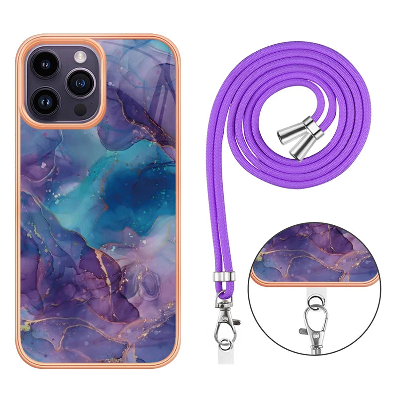 Crossbody Necklace Lanyard Cord iPhone Case - DealJustDeal