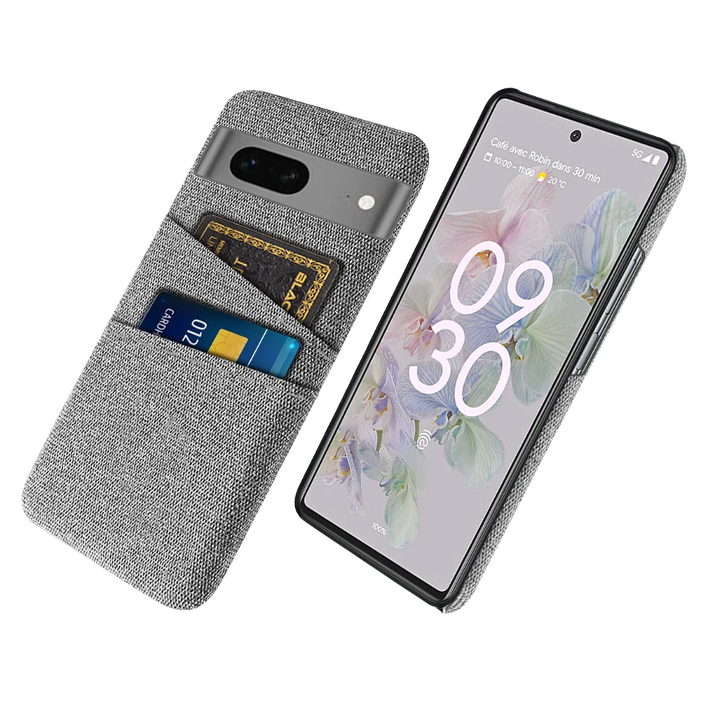 Dual Card Fabric Cloth Google Case - DealJustDeal