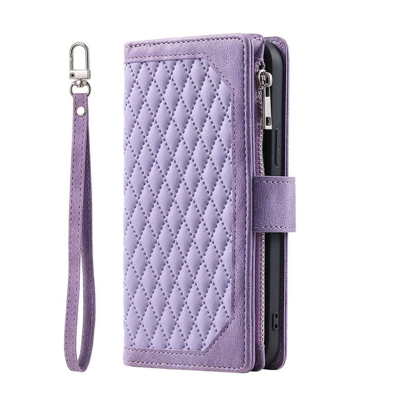 Flip Wallet Leather Galaxy A Case - DealJustDeal