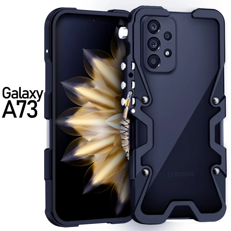 galaxy Metal Bumper Fashion Robot arm galaxy A, M and S Case - DealJustDeal