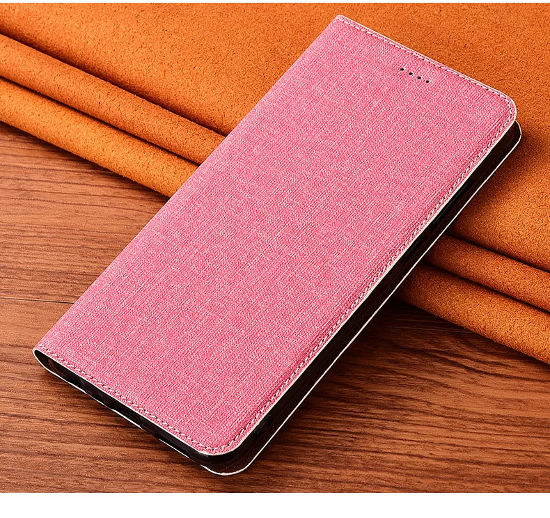 Magnetic Cotton Leather Flip Google Case - DealJustDeal