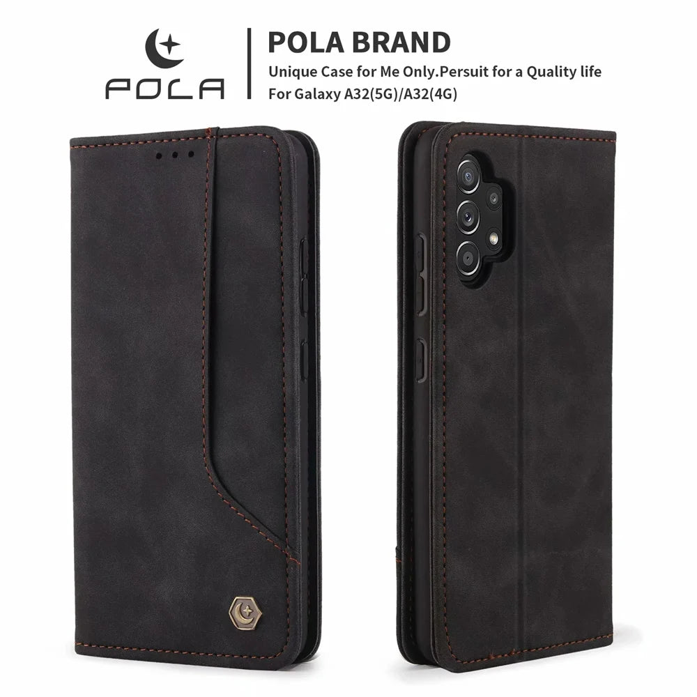 Wallet Flip Leather Galaxy A, M and S Case - DealJustDeal