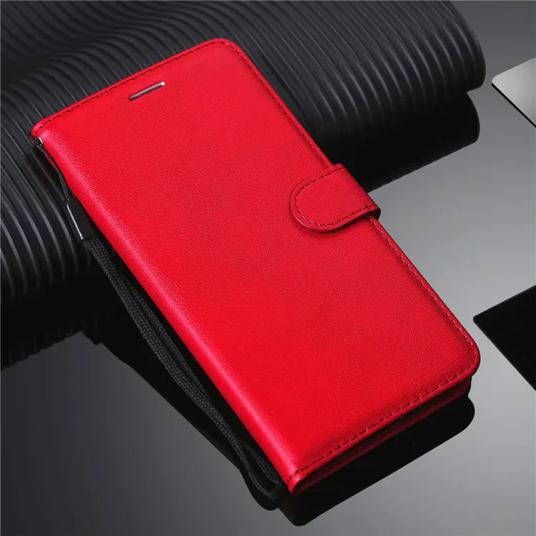 Leather Card Slots Wallet Holder Stand Flip iPhone Case - DealJustDeal