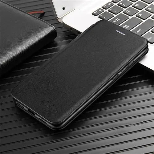 Luxury Leather Flip iPhone Case - DealJustDeal