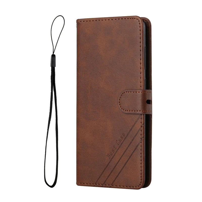 Leather Wallet Flip Galaxy A, F and M Case - DealJustDeal