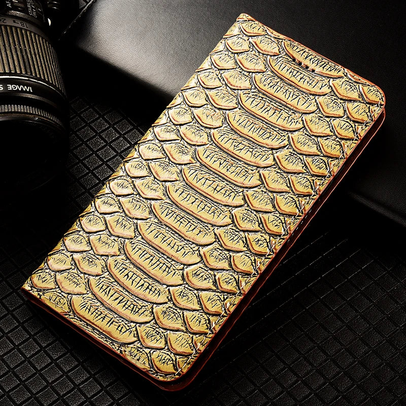 Python Genuine Leather Galaxy A Case - DealJustDeal