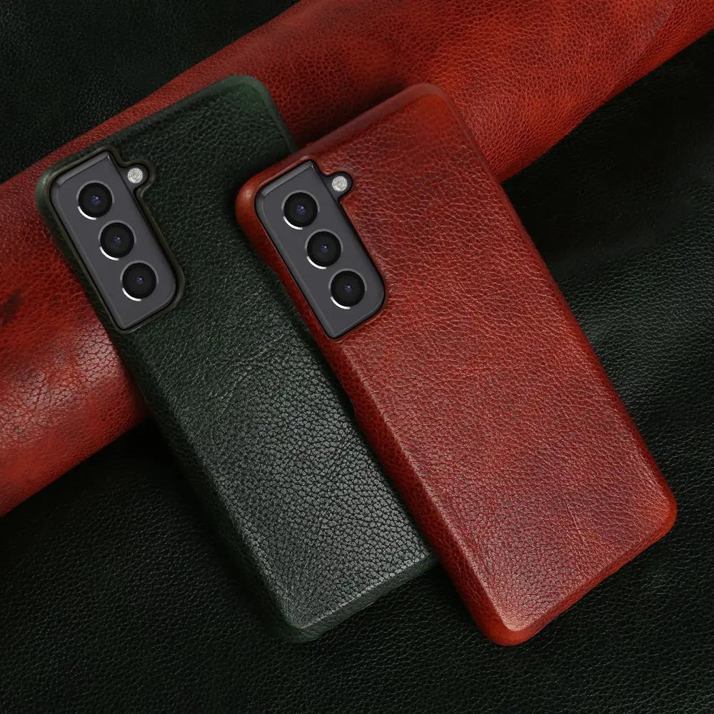 Genuine Leather Galaxy A, Note and S Case - DealJustDeal