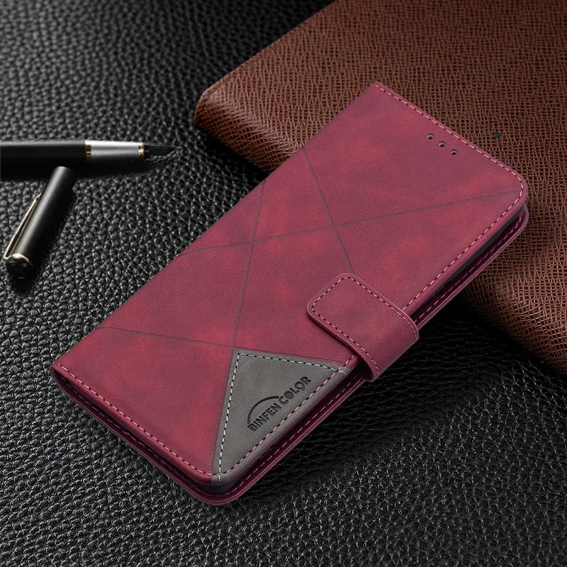 Anti-falling Wallet Magnetic Flip Leather Google Case - DealJustDeal