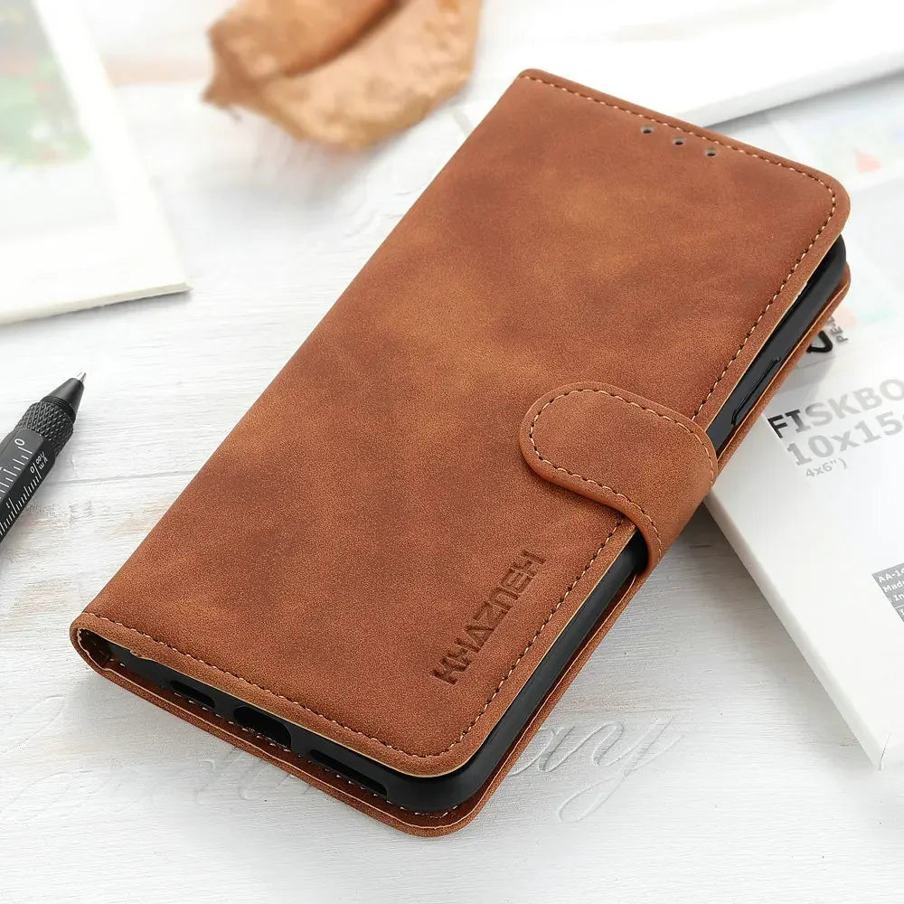 Retro Wallet Flip Leather Google Case - DealJustDeal