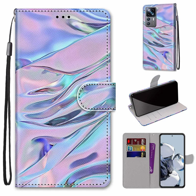 Wallet Stand Book Flip Leather Galaxy A Case - DealJustDeal