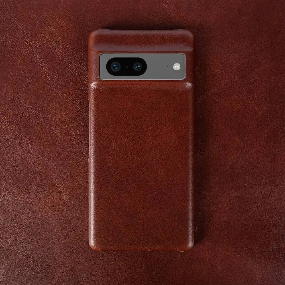 Oil Wax Genuine Leather Google Case - DealJustDeal