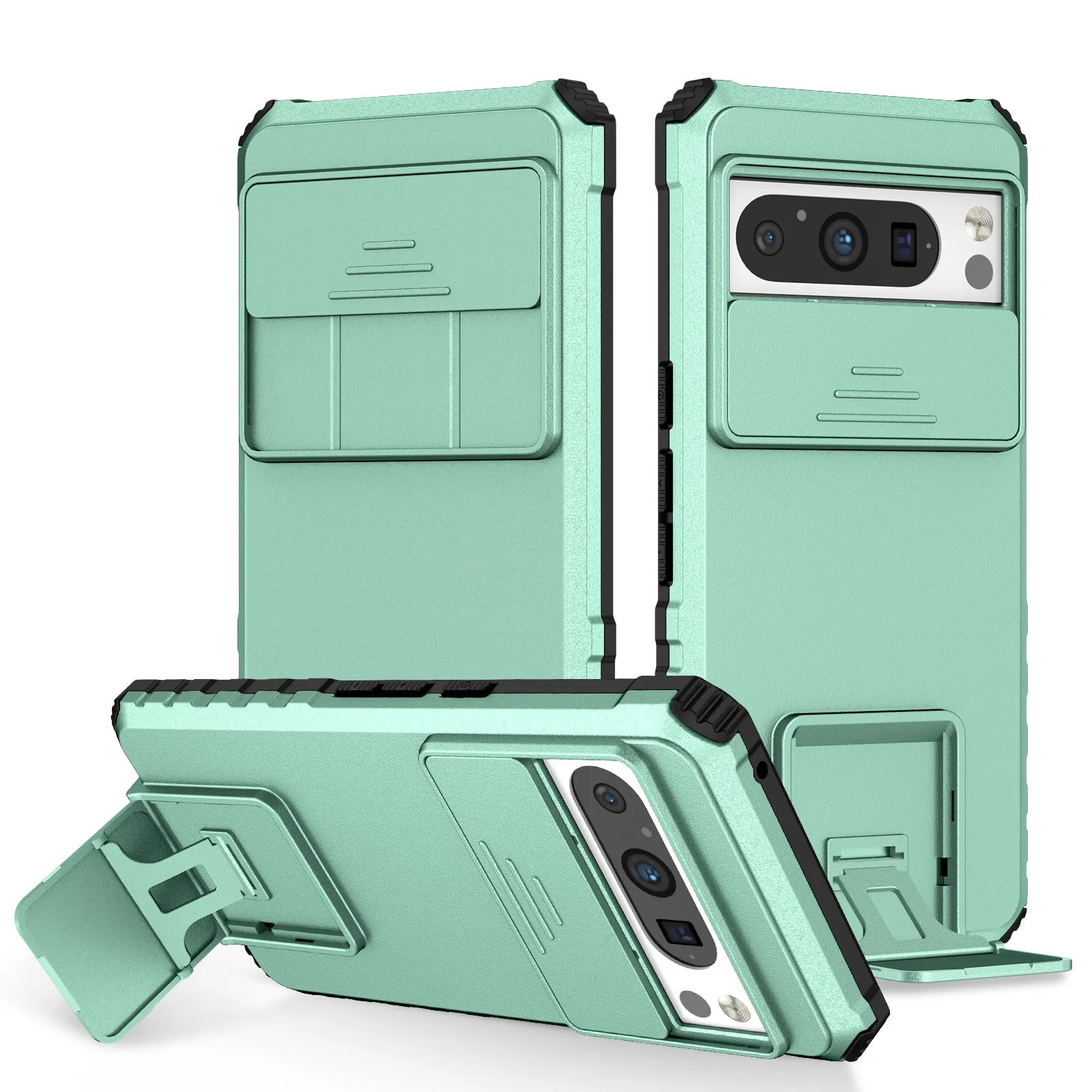 Hybrid Armor Shockproof Kickstand Google Case - DealJustDeal