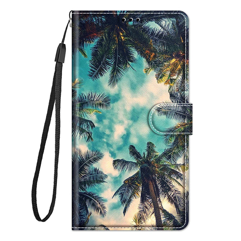 Butterfly Pattern Wallet Flip Magnetic Leather Google Case - DealJustDeal