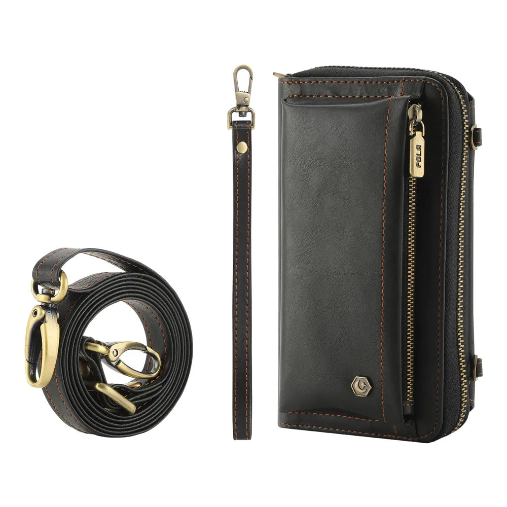 Crossbody Wallet Leather Galaxy S and Note Case - DealJustDeal