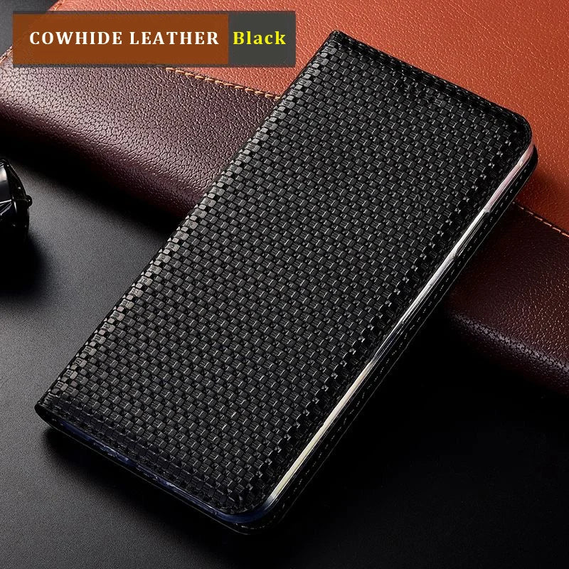 Magnetic Crocodile Pattern Cowhide Genuine Leather Galaxy S Case - DealJustDeal