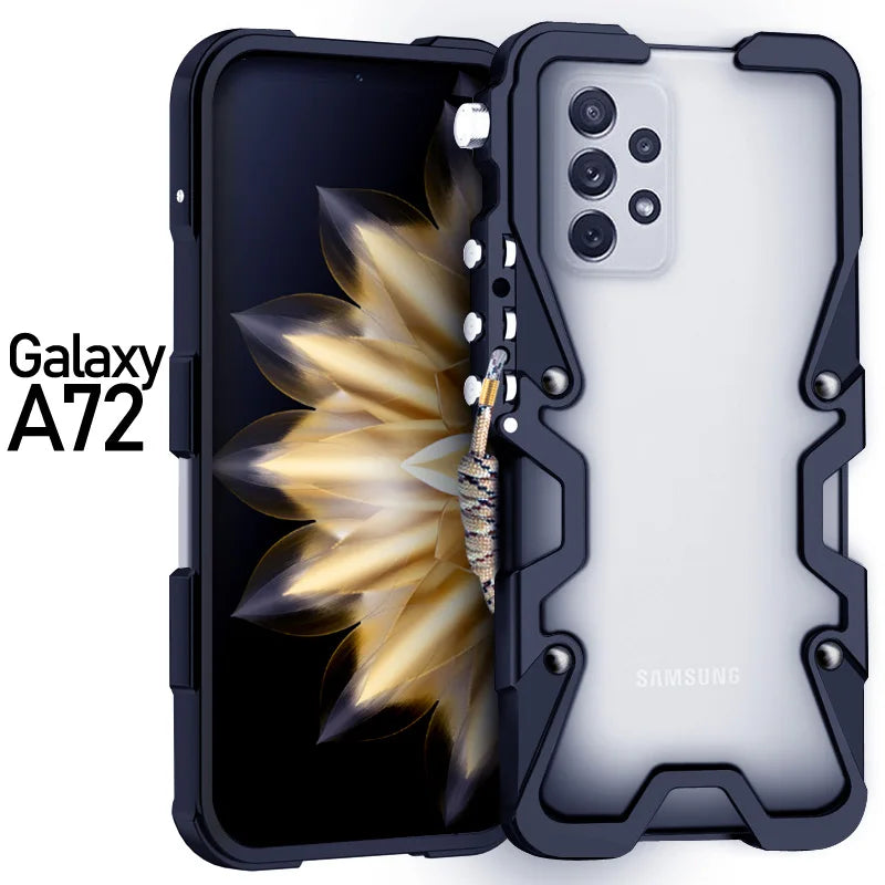 galaxy Metal Bumper Fashion Robot arm galaxy A, M and S Case - DealJustDeal