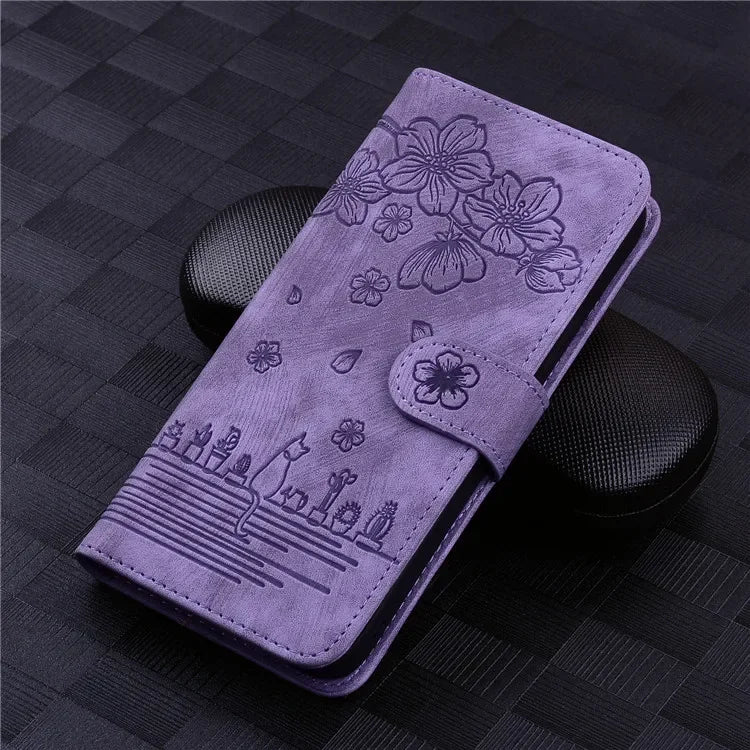 Magnetic Wallet Bracket Leather Flip iPhone Case - DealJustDeal