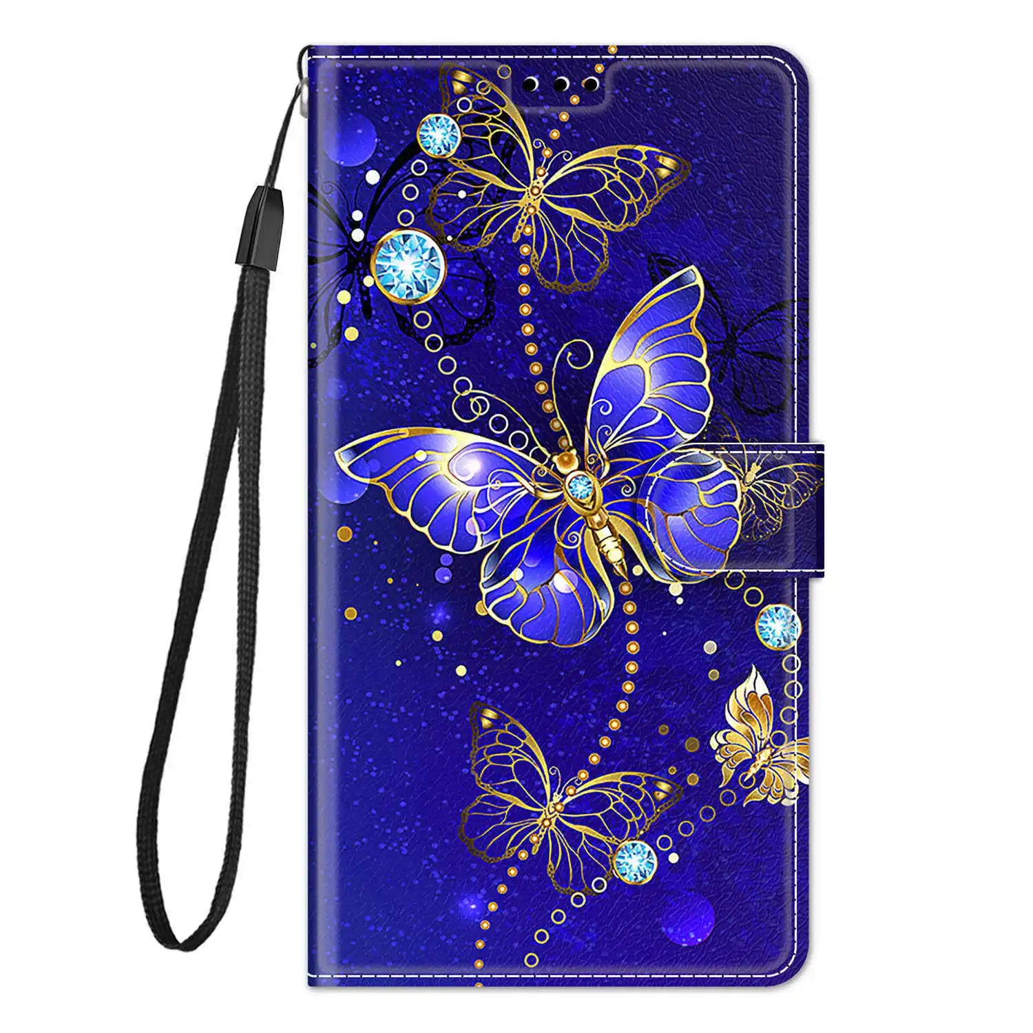 Butterfly Pattern Wallet Flip Magnetic Leather Google Case - DealJustDeal