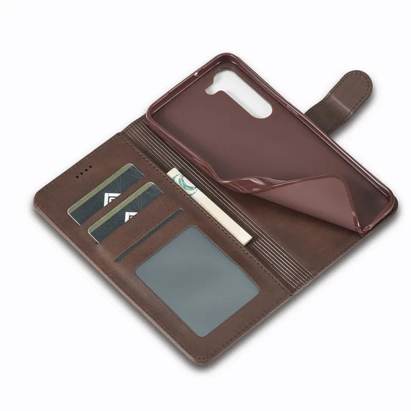 Flip Magnetic Leather Galaxy S Case - DealJustDeal