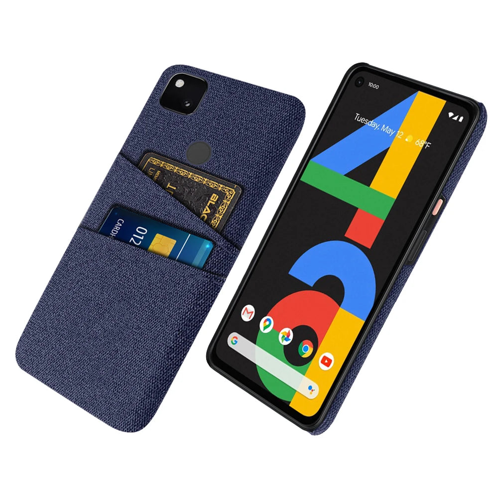 Dual Card Fabric Cloth Google Case - DealJustDeal