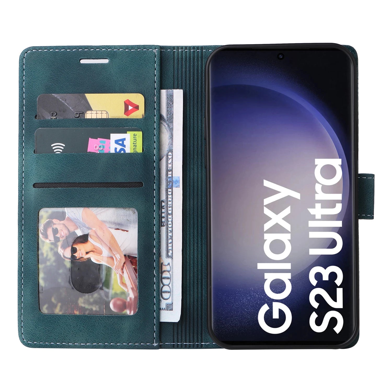 Wallet Leather Flip Galaxy A Case - DealJustDeal