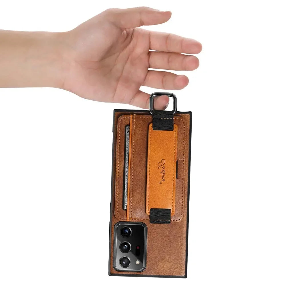 Wristband Strap Leather Shockproof Google Case - DealJustDeal