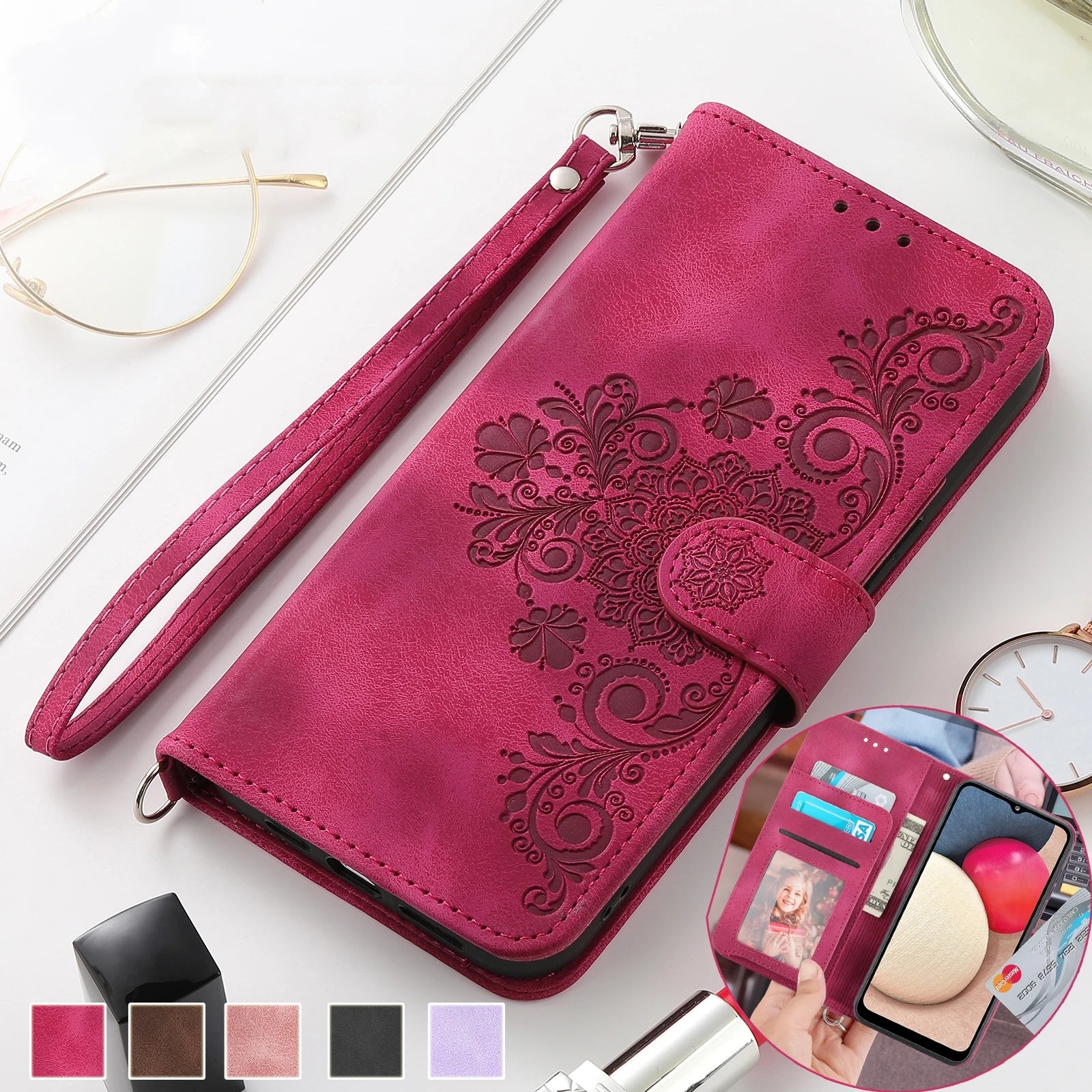 Flip Wallet Card Leather Galaxy S Case - DealJustDeal