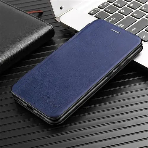 Luxury Leather Flip iPhone Case - DealJustDeal