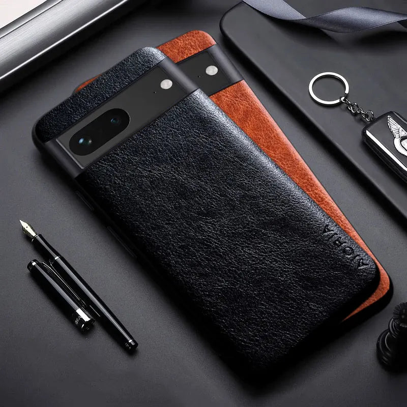 solid color design PU leather Google Case - DealJustDeal