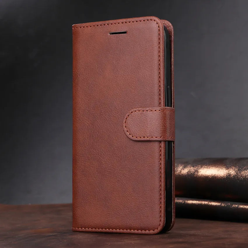 Pure Color Wallet Flip Leather Google Case - DealJustDeal