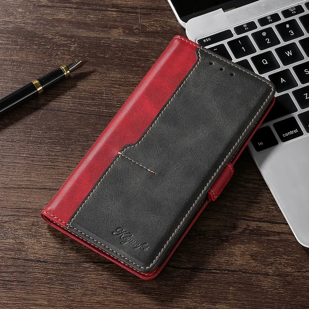 Leather Wallet Card Slot Flip Google Case - DealJustDeal