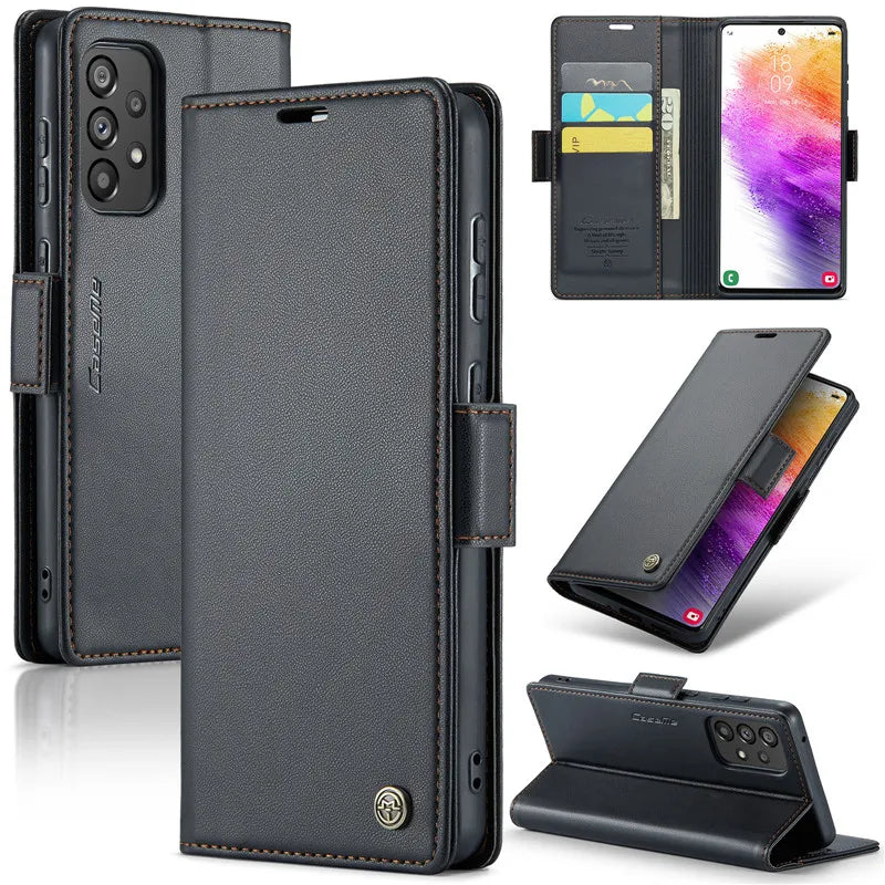 Purse Card Flip Wallet Leather Galaxy A, M and Note Case - DealJustDeal