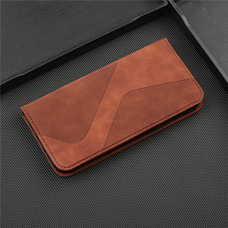 Flip Stand Wallet Magnetic Leather Book iPhone Case - DealJustDeal