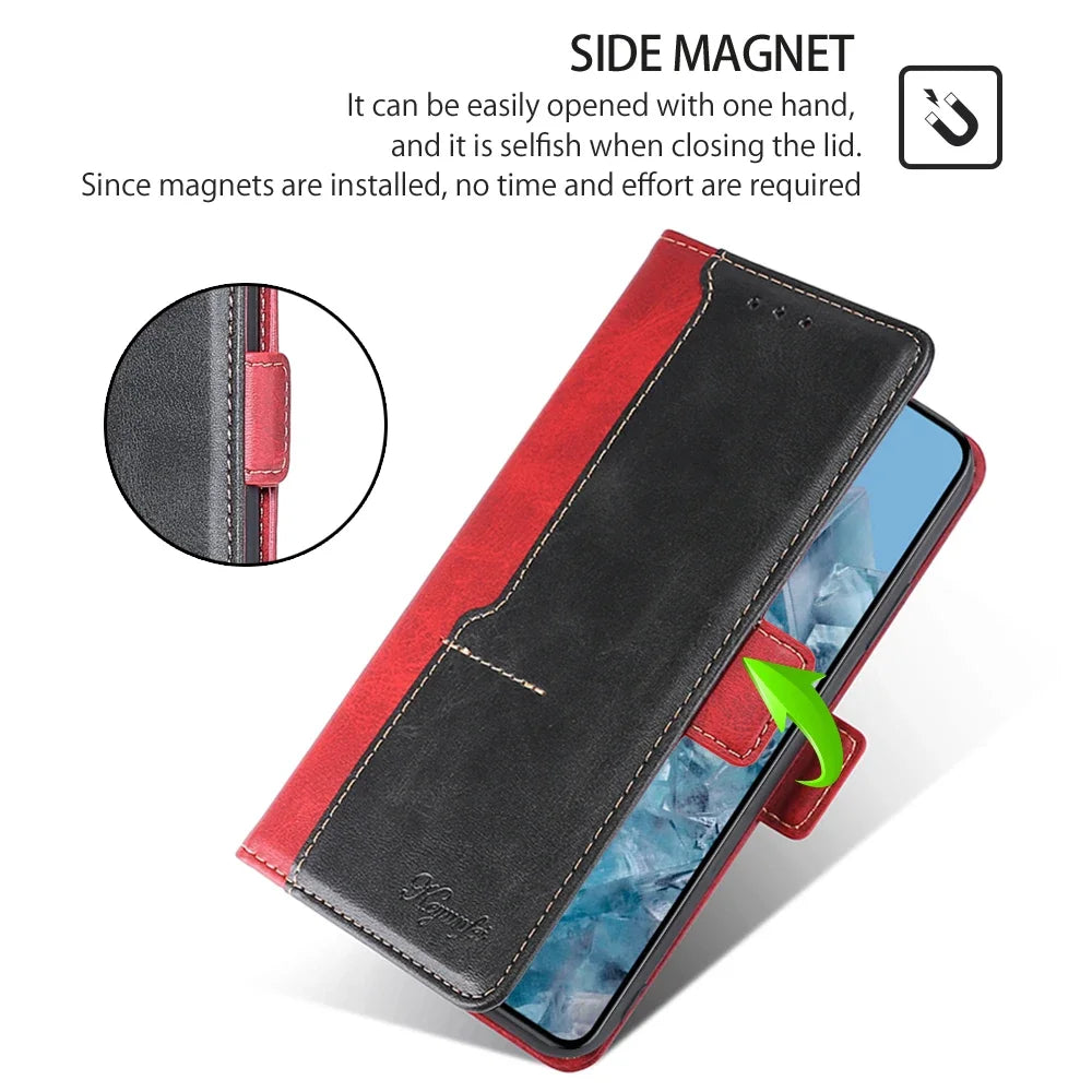 Magnetic Wallet Flip Leather Google Case - DealJustDeal