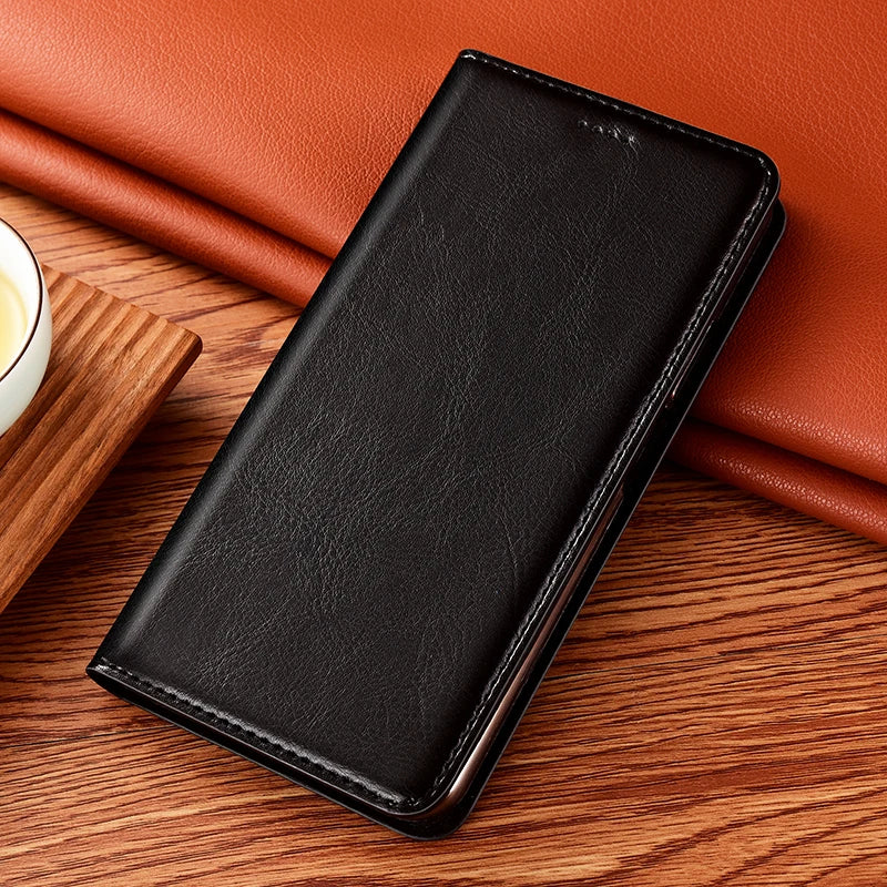 Flip Wallet Genuine Leather Galaxy S Case - DealJustDeal