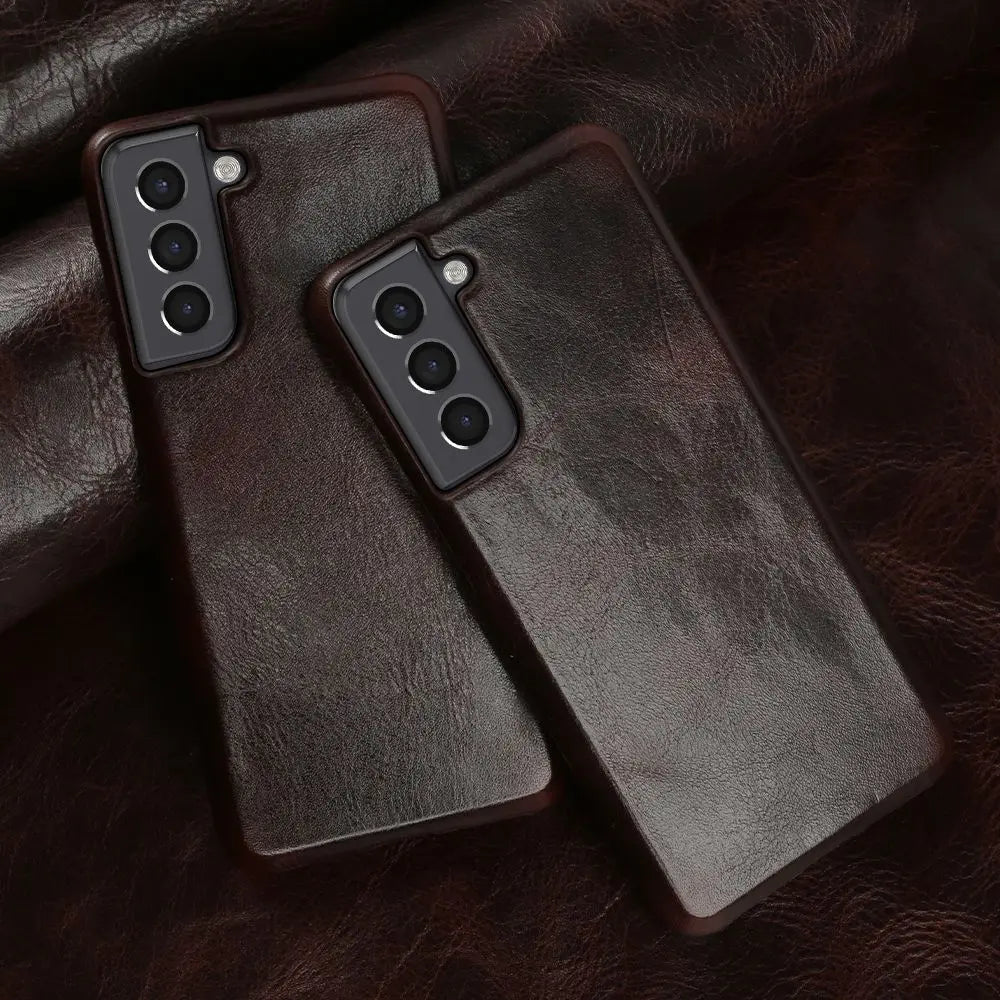 Genuine Leather Galaxy A, Note and S Case - DealJustDeal