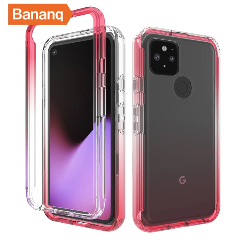 Transparent Gradient Color Shockproof Google Case - DealJustDeal